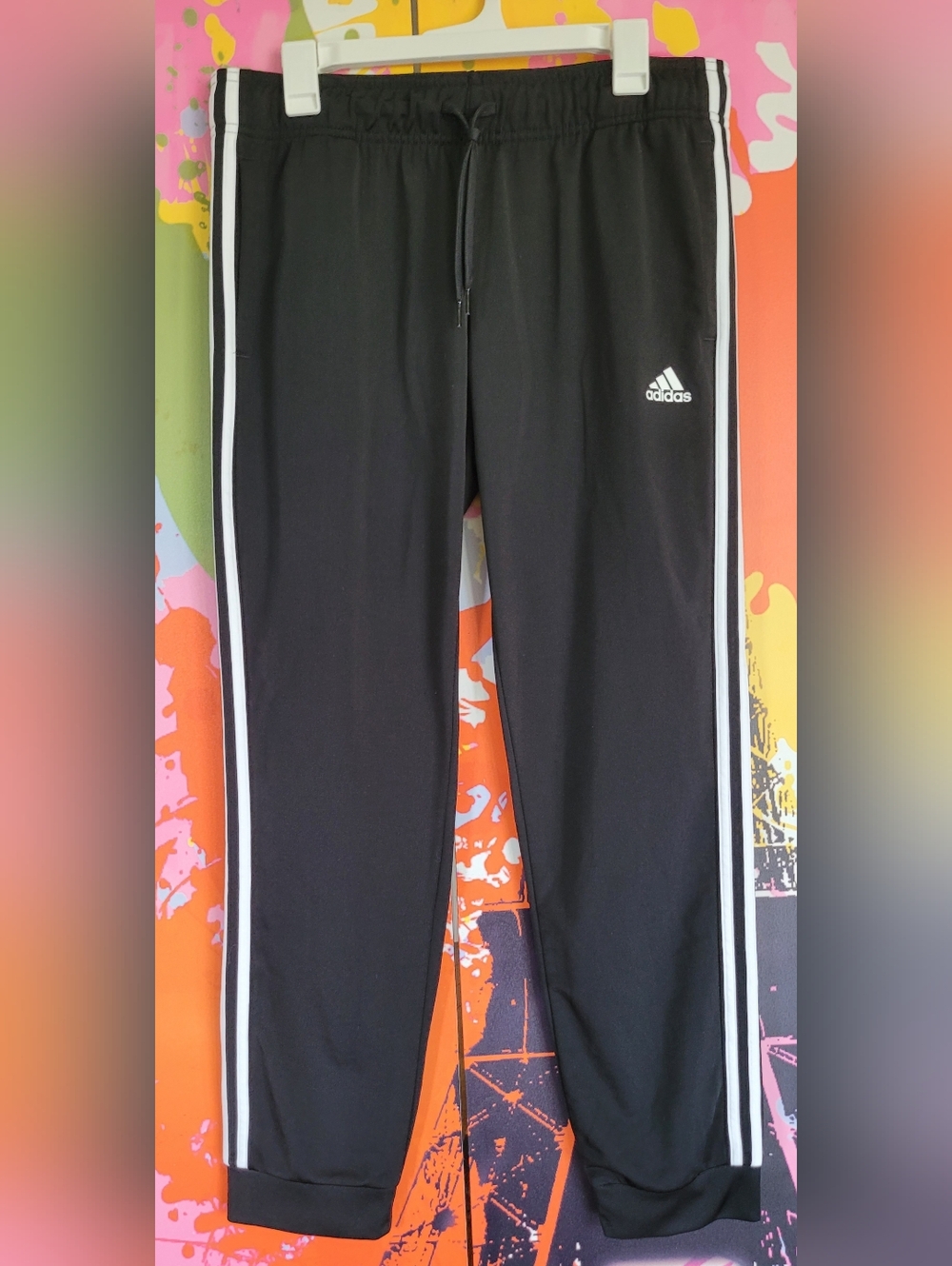 Adidas Black Training Pants. Size: L
